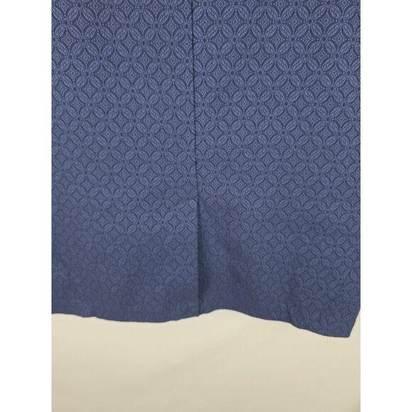 Cato Women's Skirt Plus Size 24W Navy Blue Pencil Skirt Back Slit Elastic Waist - Picture 7 of 8